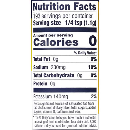 MORTON NATURE’S SEASONS SEASONING BLEND, 25% LESS SODIUM, (7.5 OZ), 6-PACK,PERFECT FOR COOKING & SEASONING