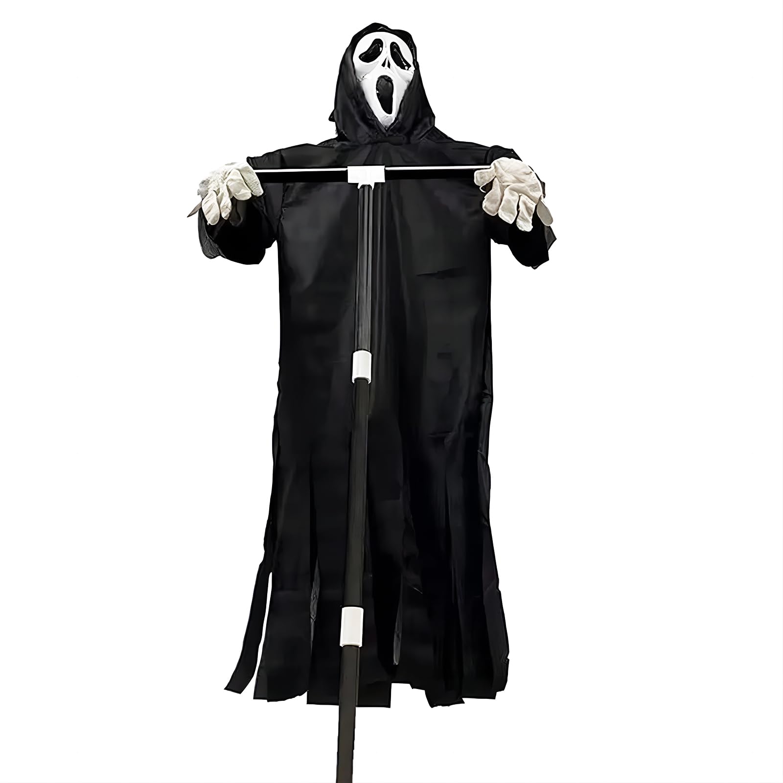 Young Wolf Halloween Ghost Scary Scarecrow Screaming Death Ghost Flying Decoration for Outdoor, Garden, Porch,Yard