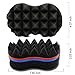 BEWAVE Barber Hair Sponge Brush Twist Make Dreads Locking Twist Coil Afro Curl Magic Locs Beauty Tool, 1 Pc