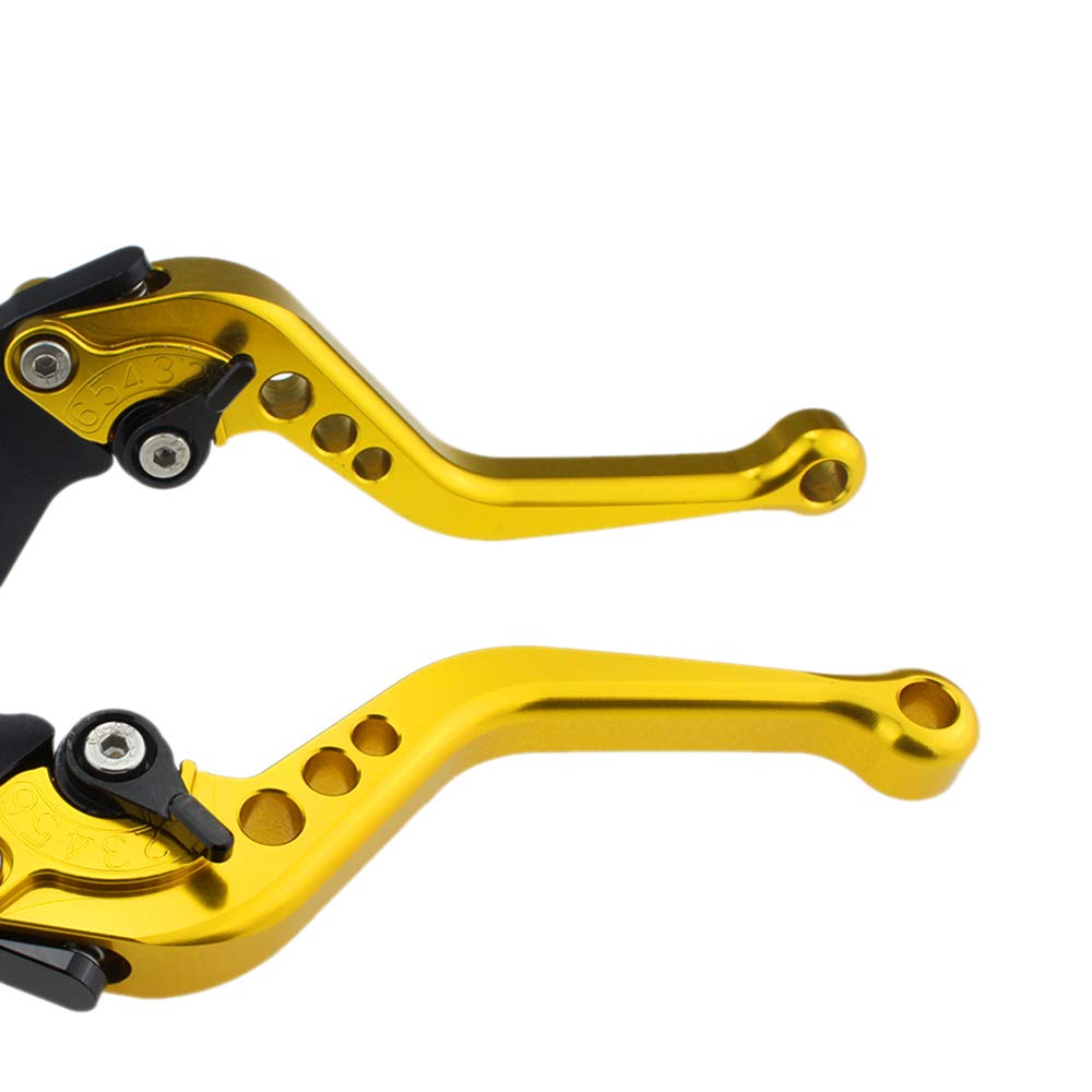 ZHFEN Motorcycle Adjustable Brake Clutch Levers CNC Fit for Vespa GTS 250 LX50 S125 GTS 250ie Sprint