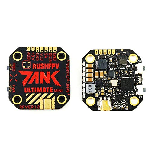 Rush Tank Mini 2-8S 5.8GHz 48CH RaceBand PIT/25/200/500/800mW Switchable 2020mm Stackable VTX FPV Video Transmitter Support Smart Audio for 2/3/4/5 inch Carbon Fiber FPV Racing Quad Quadcopter Drone
