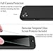 iPhone 7 Case, COOLQO Ultra-Thin Full Body Coverage Hard Plastic Matte Finish [Tempered Glass Screen Protector] 360 All Round Shockproof Hybrid Cover Skin for Apple iPhone 7 4.7 Inch (Black)