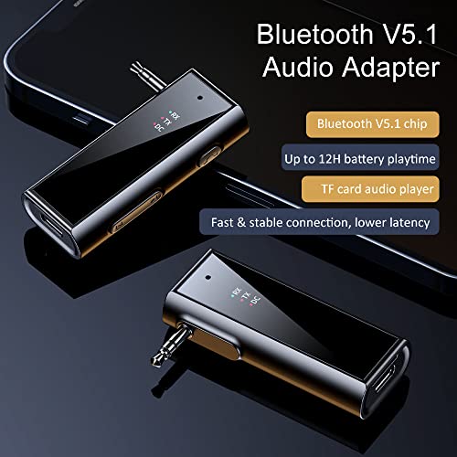 Bluetooth Adapter Car Aux Receiver Wireless Stereo Audio Transmitter