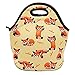 Aiphamy Neoprene Lunch Bag for Kids, Insulated Lunch Box Tote for Women Men Adult Teens Boys Teenage Girls Toddlers (Red Panda)