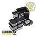 Alderman USA Portion Control Meal Prep Bag and Container Set with Shaker Cup, 6 Small Portion Control Containers, Ice Pack and Vitamin Box