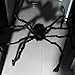 Halloween Decorations 5 Ft. Giant Halloween Spider Black Spider 150cm Large Spider Haunted House Prop Plush Spider Scary Decoration, Virtual Realistic Hairy Spider, Black