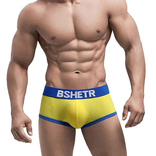 image for BSHETR Mens Thongs Underwear, Cotton Jockstrap Stretch Performance But