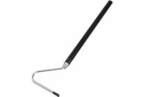 Mabor 40 Inch Snake Hook, Stainless Steel Extensible Retractable Grappling Hook, Pick-Up Handling Tool Pool Skimmer Basket Hooks