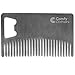 Comfy Clothiers Wallet Comb - Beard & Mustache Comb with Bottle Opener (Stainless Steel)