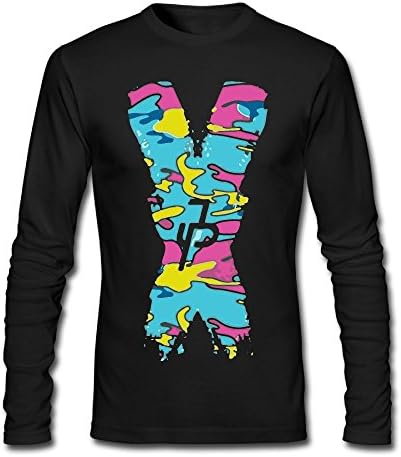 Men's Jake Paul X Camouflage Logo Long-Sleeve Cotton T-Shirt