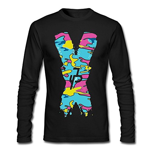 Men's Jake Paul X Camouflage Logo Long-Sleeve Cotton T-Shirt