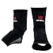Sanabul Essential Striking Gel Muay Thai Ankle Support for Men & Women, Ankle Guard Foot Wraps Sleeve for MMA Kickboxing Martial Arts, 1 Pair, Red L/XL