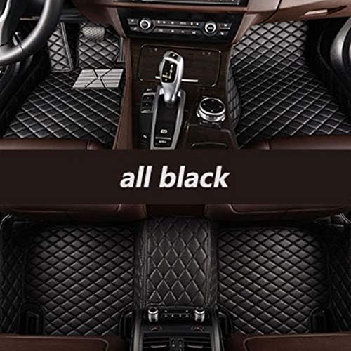 HIZH Custom Car Floor Mats for Hyundai santa fe ix25 solaris ix35 accent elantra tucson Genesis Veracruz i30 veloster sonata,all black
