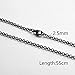 Jewelry Mens Stainless Steel Waterproof Bullet Urn Pendant Necklace
