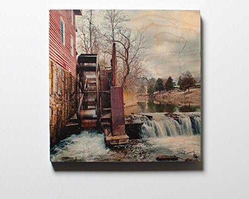 War Eagle Mill: Photo Transfer Art on Wood 10x10