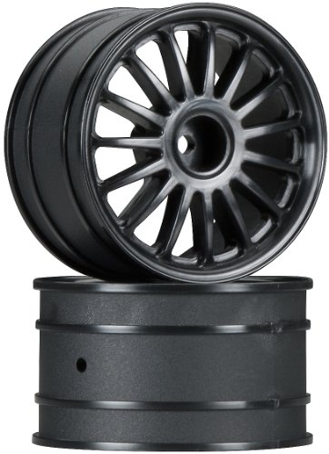 HPI Racing 107972 WR8 Tarmac Wheel (2-Piece), Black, 2.2 57x35mm