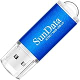 SunData 16GB USB Flash Drive 3 Pack USB 2.0 Memory Stick Blue Green Red view 4