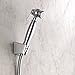 KES C102 Bathroom ABS Handheld Showerhead Bracket Holder Wall Mount Modern Square Style, Polished Chrome