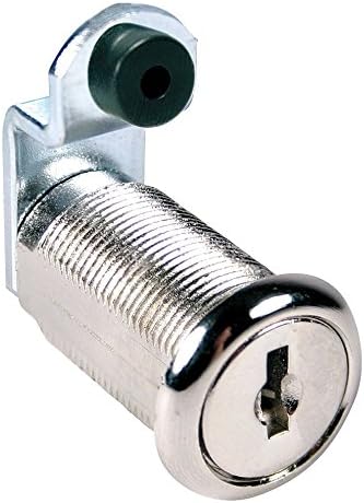 Disc Tumbler Cam Lock, Nickel, Key C642A