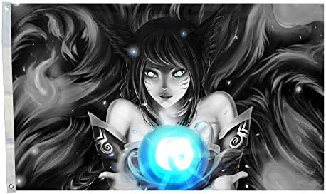 Melon Seeds LOL Ashe Game Player Flag Banner 3*5 Foot