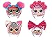 Headbands for Girls Lol Suprise Hair Costume Dress Up Play Fun Headband Set of 4
