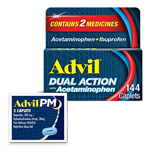 Advil Dual Action With Acetaminophen And Ibuprofen (2 Dose Equivalent