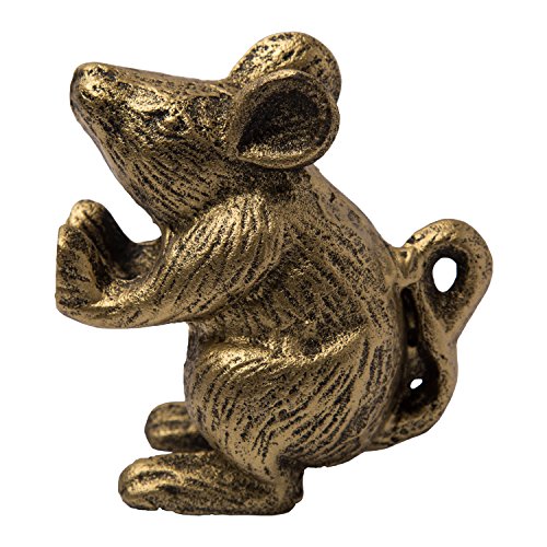 image for Comfify Cast Iron Mouse Door Stop - Decorative Rustic Door Stop - Stop
