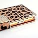 Leopard Print iPhone 7 Plus Case, Leopard iPhone 7 Plus Wallet Case, Miniko(TM) Fashion Sexy Leopard Animal Print Wallet Flip Stand Case Cover for iPhone 7 Plus with Card Slot - Brown