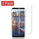 [2 Pack]Galaxy S9 Plus Screen Protector [9H Hardness][Anti-Scratch] [Anti-fingerprint][3D Curved] [High Definition] [Ultra Clear] Tempered StinkLight Glass Screen Protector for Samsung Galaxy S9 Plus