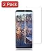 [2 Pack]Galaxy S9 Plus Screen Protector [9H Hardness][Anti-Scratch] [Anti-fingerprint][3D Curved] [High Definition] [Ultra Clear] Tempered StinkLight Glass Screen Protector for Samsung Galaxy S9 Plus
