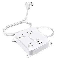 TROND Flat Plug Power Strip, 5FT Ultra Thin Flat
