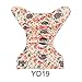 ALVABABY New Printed Design Reuseable Washable Pocket Cloth Diaper Nappy + 2 Inserts YD19