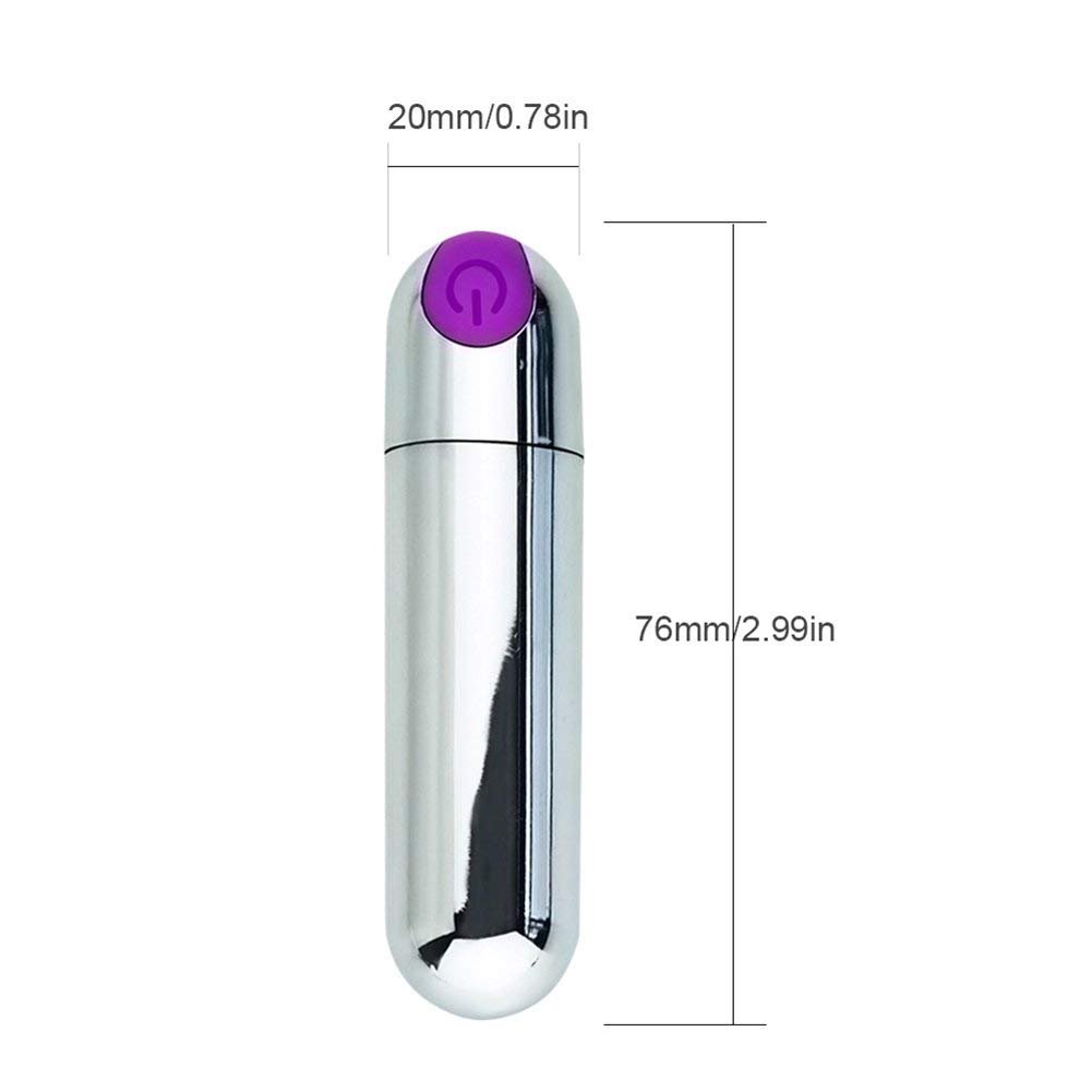 G Spot Bullet Vibrator for Clitoris Stimulation,Waterproof Dildo Vibrator Clit Stimulator with 10 Vibration Modes Stimulator Massager with USB Rechargeable Adult Sex Toys for Women