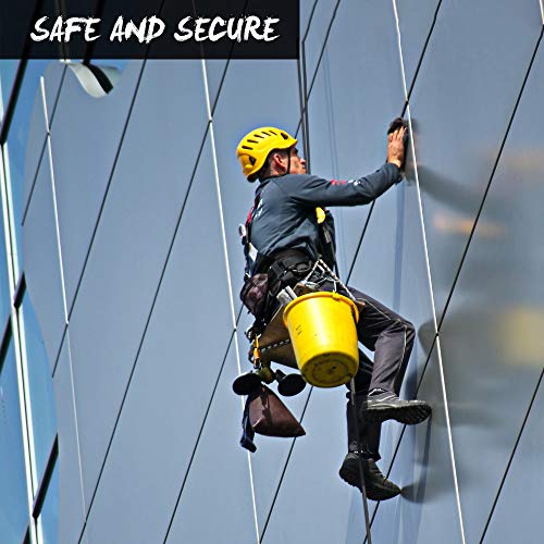 MelkTemn Climbing Harness, Rock Climbing Harness Protect Waist Safety Harness, Wider Half Body Harness for Mountaineering Fire Rescuing Rock Climbing Rappelling Tree Climbing