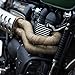 Duramake 2” X 50' Titanium Exhaust Header Heat Shield Wrap Motorcycle Pipe Insulation Roll With Stainless Steel Zip Ties