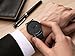Vigor Rigger Unisex Ultra Thin Unique Men Quartz Watch Black Analog Dial with Date Display Metal Case Milanese Mesh Band (black)