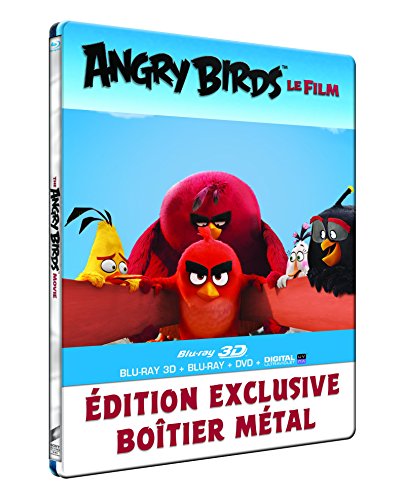 Angry Birds - Le Film - Combo Blu-Ray 3d + Blu-Ray + Dvd + Copie Digitale - Édition Boîtier Steelbook