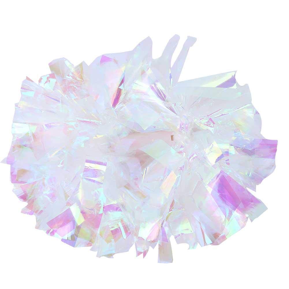 VBESTLIFE 1PC Cheerleader Pom Cheerleading Pom for Cheer Sport Kids Adults Plastic Ring Pom(A)