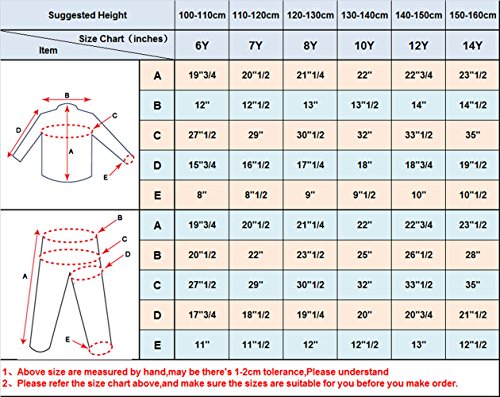 ATAIRSOFT Tactical Airsoft Kids Children BDU Hunting Combat Costume Uniform Shirt & Pants Suit Multicam MC (7Y)