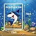 Pin The Fin on The Shark Game - Shark Birthday Party Favor Games Blue White