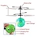 FunsLane RC Infrared Induction Flying Ball RC Helicopter Ball Toy with Shinning LED Lighting, Hand Induced Flight Ball for Teenagers Kids and Adults Colorful Flying Toy