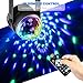 Karrong Disco Lights Disco Ball Party Lights Sound Activated, RGB Strobe Lights DJ Light Rotating Mirror Ball Lighting Effect for Kids Halloween Xmas Birthday Disco Parties Dance Karaoke Decoration