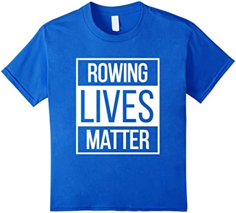 Kids Dragon Boat T-Shirt Rowing A Row Sport Men Women Crew Team 6 Royal Blue