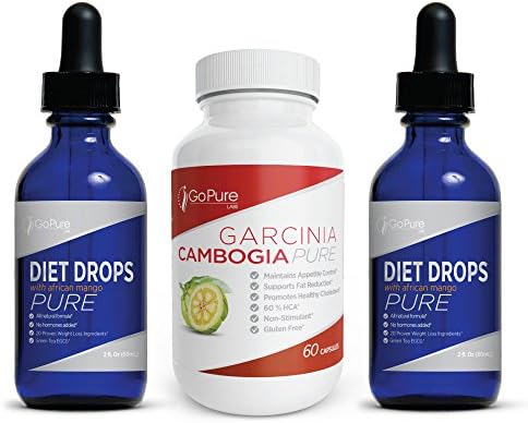 Go Pure Labs - Bundle - Buy 2 Transformation Diet Drops get a Free Garcinia