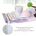 Yazer Laundry Wash Bag 6-Pack Durable Mesh Wash Laundry Bag Blouse, Hosiery, Stocking, Underwear, Bra and Lingerie Travel Laundry Bag with Premium Zipper