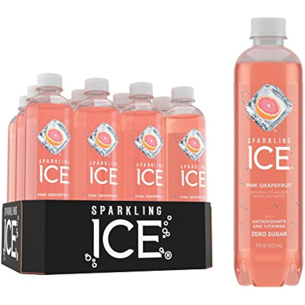 Sparkling Ice Pink Grapefruit Water, With Antioxidants And Vitamins
