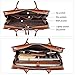 BOSTANTEN Briefcase for Women Leather Laptop Bag Lawyer Business Vintage Slim Work Bags