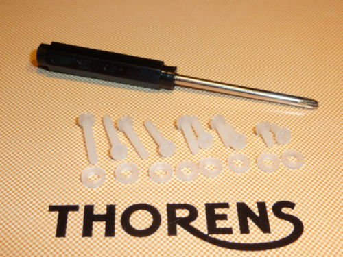 FYL THORENS Nylon ULM Turntable Headshell Mounting Hardware Screw Set 18 piece