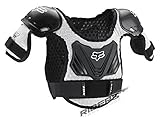 FOX TITAN KIDS ROOST DEFLECTOR BLACK/SILVER SM/MD AGES 4-7