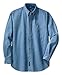 Port & Company Mens Long Sleeve Value Denim Shirt, Faded Blue, XX-Large
